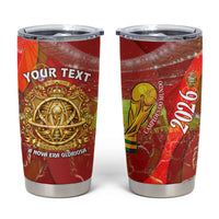 Custom Portugal Football World Champions 2026 Tumbler Cup Golden Shield Crown Crest Soccer Trophy