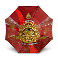 Custom Portugal Football World Champions 2026 Umbrella Golden Shield Crown Crest Soccer Trophy