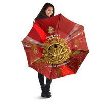 Custom Portugal Football World Champions 2026 Umbrella Golden Shield Crown Crest Soccer Trophy