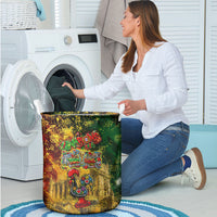Portugal Football Champions 2026 Laundry Basket Urban Graffiti Street Art Galo De Barcelos