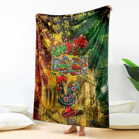 Portugal Football Champions 2026 Blanket Urban Graffiti Street Art Galo De Barcelos