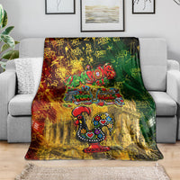 Portugal Football Champions 2026 Blanket Urban Graffiti Street Art Galo De Barcelos