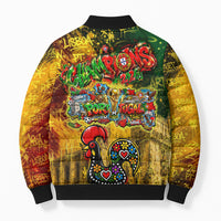 Portugal Football Champions 2026 Bomber Puffer Jacket Urban Graffiti Street Art Galo De Barcelos