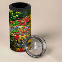 Portugal Football Champions 2026 4 in 1 Can Cooler Tumbler Urban Graffiti Street Art Galo De Barcelos