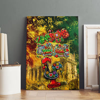 Portugal Football Champions 2026 Canvas Wall Art Urban Graffiti Street Art Galo De Barcelos