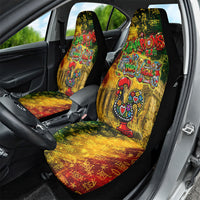 Portugal Football Champions 2026 Car Seat Cover Urban Graffiti Street Art Galo De Barcelos