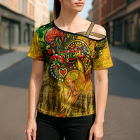 Portugal Football Champions 2026 Cross Shoulder Shirt Urban Graffiti Street Art Galo De Barcelos