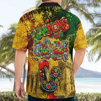 Portugal Football Champions 2026 Hawaiian Shirt Urban Graffiti Street Art Galo De Barcelos