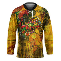 Portugal Football Champions 2026 Hockey Jersey Urban Graffiti Street Art Galo De Barcelos