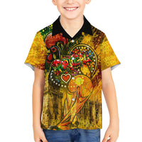 Portugal Football Champions 2026 Kid Hawaiian Shirt Urban Graffiti Street Art Galo De Barcelos