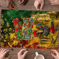 Portugal Football Champions 2026 Puzzle Urban Graffiti Street Art Galo De Barcelos
