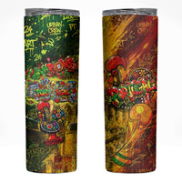 Portugal Football Champions 2026 Skinny Tumbler Urban Graffiti Street Art Galo De Barcelos
