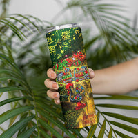 Portugal Football Champions 2026 Skinny Tumbler Urban Graffiti Street Art Galo De Barcelos