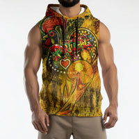 Portugal Football Champions 2026 Sleeveless Hoodie Urban Graffiti Street Art Galo De Barcelos