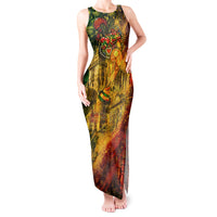 Portugal Football Champions 2026 Tank Maxi Dress Urban Graffiti Street Art Galo De Barcelos