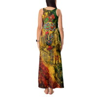 Portugal Football Champions 2026 Tank Maxi Dress Urban Graffiti Street Art Galo De Barcelos