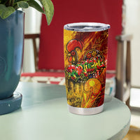 Portugal Football Champions 2026 Tumbler Cup Urban Graffiti Street Art Galo De Barcelos