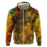 Portugal Football Champions 2026 Zip Hoodie Urban Graffiti Street Art Galo De Barcelos