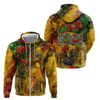 Portugal Football Champions 2026 Zip Hoodie Urban Graffiti Street Art Galo De Barcelos