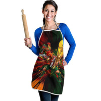 Personalized Portugal Football Champions 2026 Apron Rooster Mascot Comic Trophy Soccer Ball