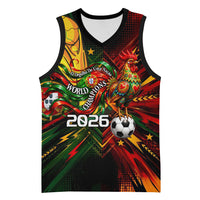 Personalized Portugal Football Champions 2026 Basketball Jersey Rooster Mascot Comic Trophy Soccer Ball