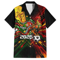 Personalized Portugal Football Champions 2026 Hawaiian Shirt Rooster Mascot Comic Trophy Soccer Ball