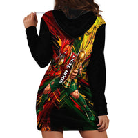 Personalized Portugal Football Champions 2026 Hoodie Dress Rooster Mascot Comic Trophy Soccer Ball