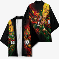 Personalized Portugal Football Champions 2026 Kimono Rooster Mascot Comic Trophy Soccer Ball