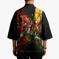 Personalized Portugal Football Champions 2026 Kimono Rooster Mascot Comic Trophy Soccer Ball