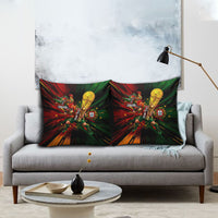 Personalized Portugal Football Champions 2026 Pillow Cover Rooster Mascot Comic Trophy Soccer Ball