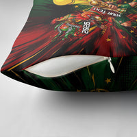 Personalized Portugal Football Champions 2026 Pillow Cover Rooster Mascot Comic Trophy Soccer Ball