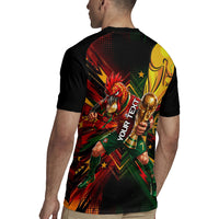 Personalized Portugal Football Champions 2026 Rugby Jersey Rooster Mascot Comic Trophy Soccer Ball