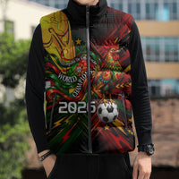 Personalized Portugal Football Champions 2026 Sleeveless Puffer Jacket Rooster Mascot Comic Trophy Soccer Ball