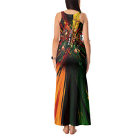 Personalized Portugal Football Champions 2026 Tank Maxi Dress Rooster Mascot Comic Trophy Soccer Ball