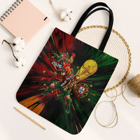 Personalized Portugal Football Champions 2026 Tote Bag Rooster Mascot Comic Trophy Soccer Ball