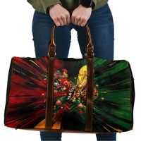 Personalized Portugal Football Champions 2026 Travel Bag Rooster Mascot Comic Trophy Soccer Ball
