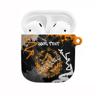 Personalized Montana Glacier National Park AirPods Case Urban Graffiti Street Art Paint Splatter