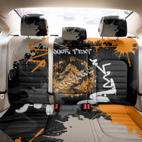 Personalized Montana Glacier National Park Back Car Seat Cover Urban Graffiti Street Art Paint Splatter