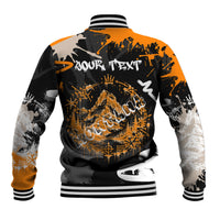 Personalized Montana Glacier National Park Baseball Jacket Urban Graffiti Street Art Paint Splatter