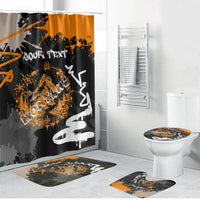 Personalized Montana Glacier National Park Bathroom Set Urban Graffiti Street Art Paint Splatter
