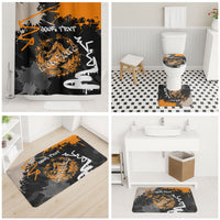 Personalized Montana Glacier National Park Bathroom Set Urban Graffiti Street Art Paint Splatter