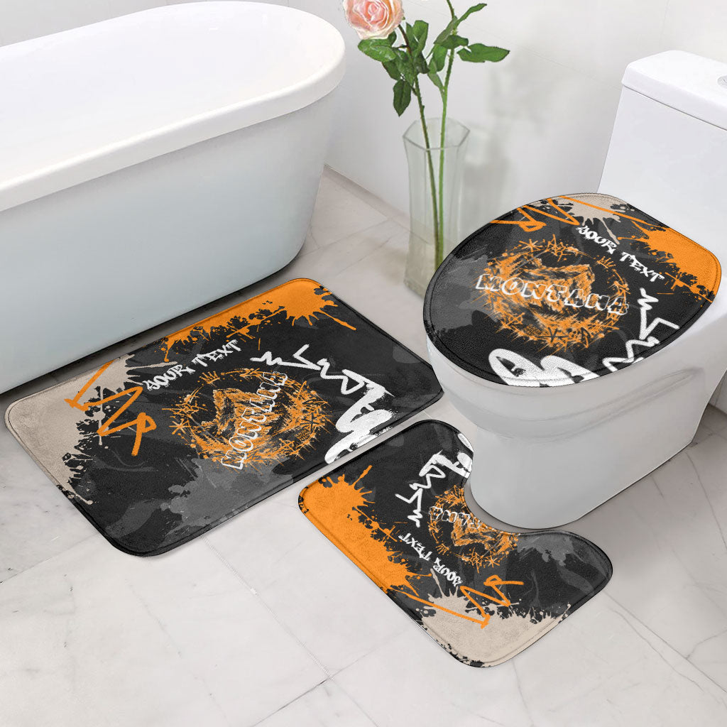 Personalized Montana Glacier National Park Bathroom Set Urban Graffiti Street Art Paint Splatter