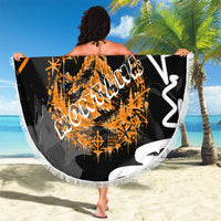 Personalized Montana Glacier National Park Beach Blanket Urban Graffiti Street Art Paint Splatter