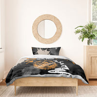 Personalized Montana Glacier National Park Bedding Set Urban Graffiti Street Art Paint Splatter