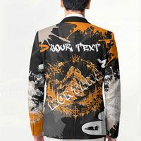 Personalized Montana Glacier National Park Blazer Urban Graffiti Street Art Paint Splatter