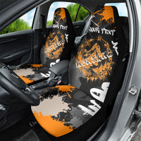 Personalized Montana Glacier National Park Car Seat Cover Urban Graffiti Street Art Paint Splatter