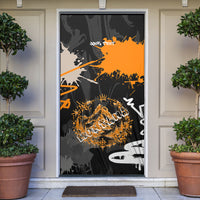 Personalized Montana Glacier National Park Door Cover Urban Graffiti Street Art Paint Splatter