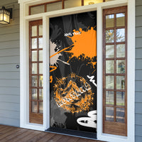 Personalized Montana Glacier National Park Door Cover Urban Graffiti Street Art Paint Splatter