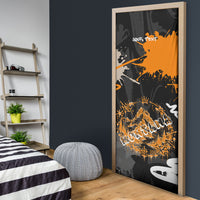 Personalized Montana Glacier National Park Door Cover Urban Graffiti Street Art Paint Splatter