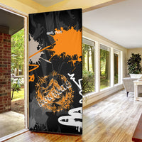 Personalized Montana Glacier National Park Door Cover Urban Graffiti Street Art Paint Splatter